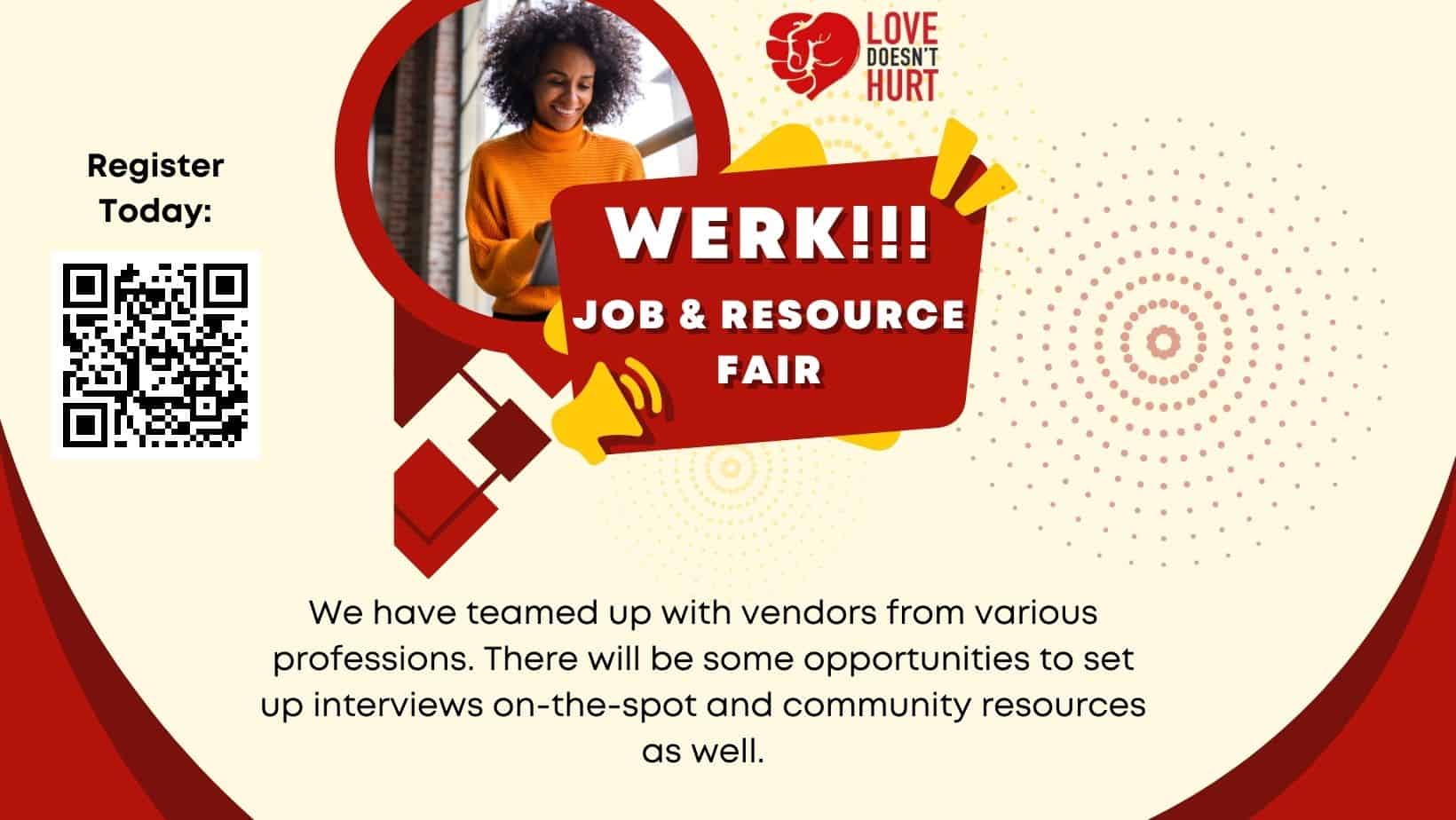WERK!!!!: Job & Resource Fair WERK 2024 Facebook Cover